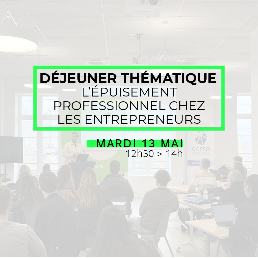 Déjeuner thématique : l’épuisement professionnel chez les entrepreneurs