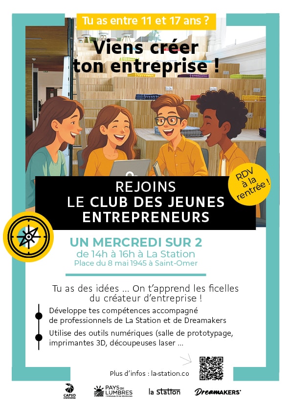 Rejoins le Club des Jeunes Entrepreneurs à La Station !