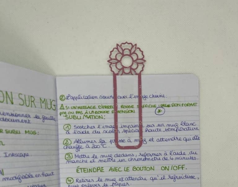 Marque tes pages avec le plotter de découpe